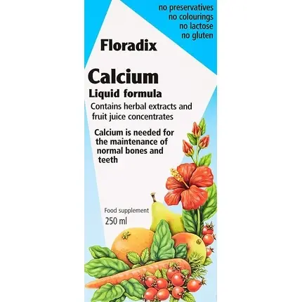 Cumpără acum Supliment mineral, Floradix, Calcium Liquid Formula, 250 ml