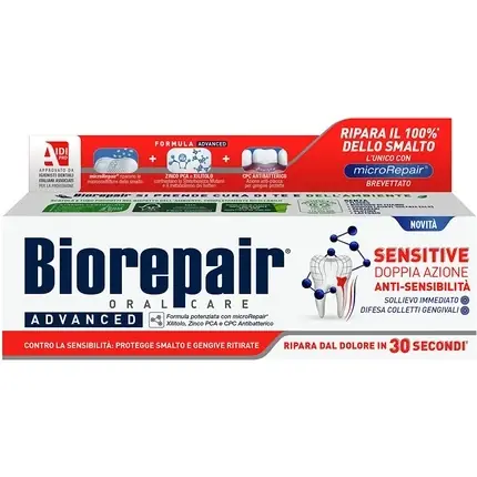 Pastă de dinți, Vittleitaly, Biorepair Advanced, alb, 75ml Vezi acum