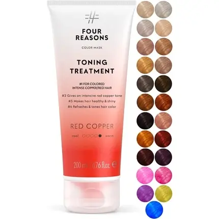 Balsam colorant, Four Reasons, Red Copper, 200ml Ofertă limitată