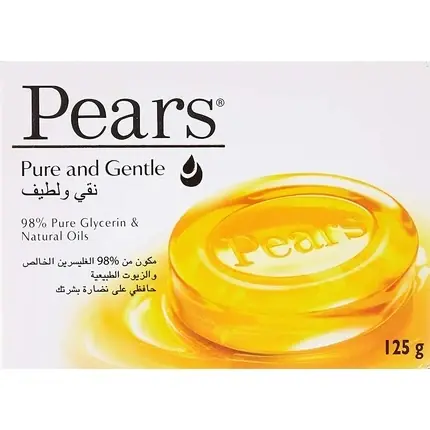 Cumpărături sigure Săpun, Pears, Transparent, 125g