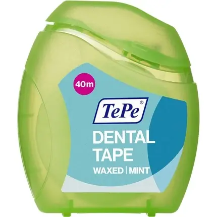 Ață dentară, TePe, 40m, cearată verzi Ofertă de sezon
