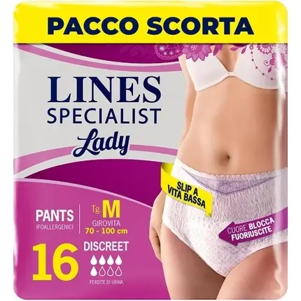 Cel mai vândut Chiloti Incontinenta, Lines Specialist, Discreet, Marime M