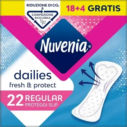 Protector slip, Nuvenia, Regular, alb Preț promoțional