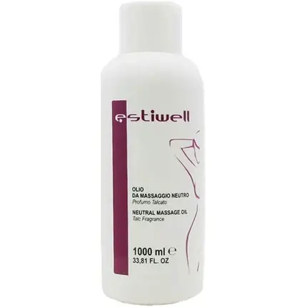 Ulei de masaj, Estiwell, Talkato, 1000ml, alb Reducere extra
