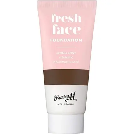Cumpără online Fond de ten Barry M Fresh Face Acid Hialuronic, roz-maro