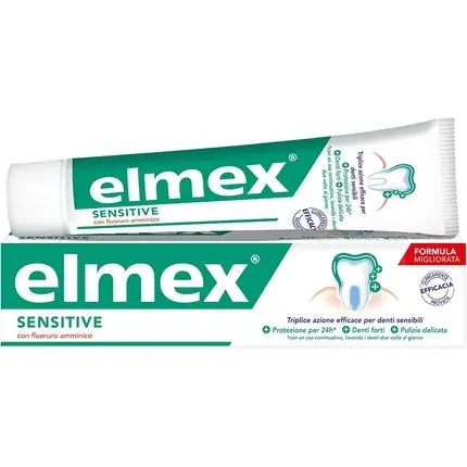 Ultima șansă Pastă de dinți Elmex Sensitive 75ml, alb-verde