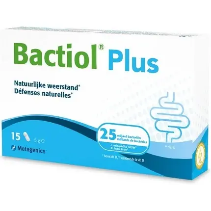 Supliment Metagenics, Bactiol Plus, 15 capsule Chilipir
