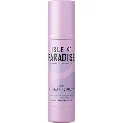 Spumă autobronzantă, Isle Of Paradise, Dark, 200ml, violet Premium