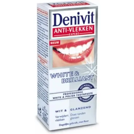 Cel mai bun preț Pastă de dinți, Denivit, White & Brilliant, alb