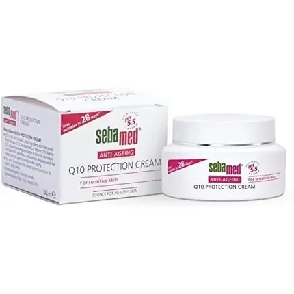 Preferatul clienților Cremă anti-îmbătrânire Sebamed, Q10, 50ml, alb