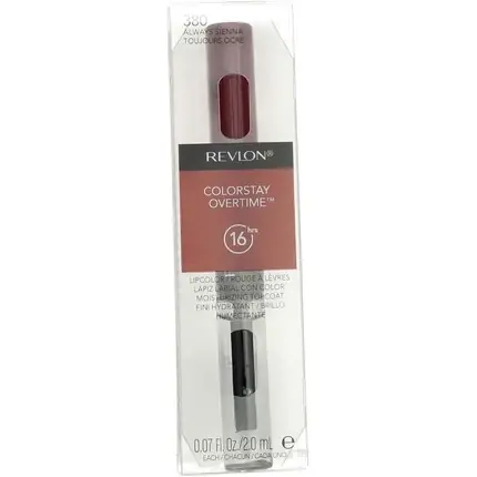 Cel mai vândut Ruj Revlon Colorstay Overtime, Always Sienna, roșu