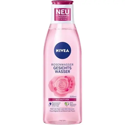 Reducere Toner facial, Nivea, Rosewater, 200ml, roz