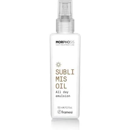 Ofertă de sezon Emulsie păr Framesi, Sublimis Oil, 150 ml, alb
