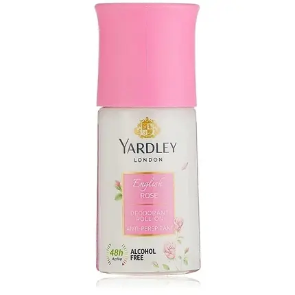 Plată sigură Deodorant roll-on, Yardley, English Rose, fără alcool