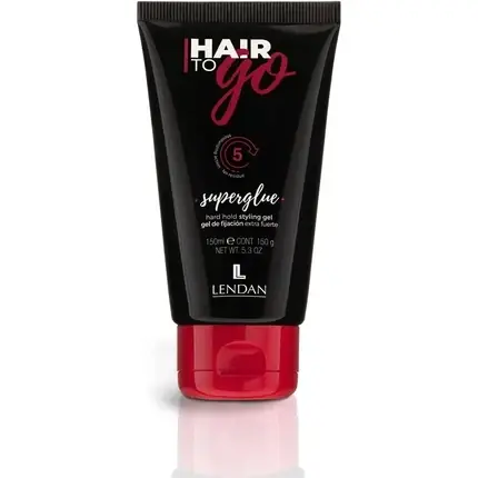 Gel păr, Lendan, Hair to Go, 150ml, negru/roșu Ultima șansă