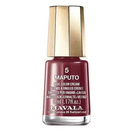 Ofertă limitată Lac de unghii, Mavala, Maputo, 5ml, roșu