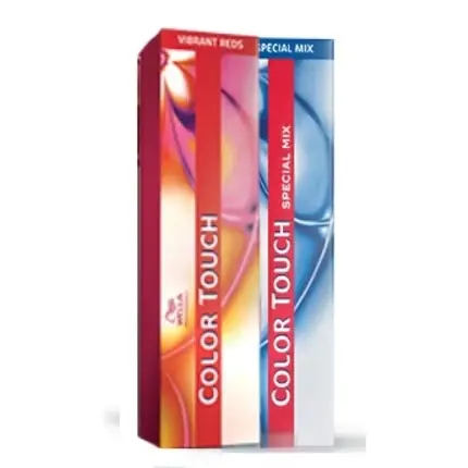 Disponibil imediat Vopsea de păr, Wella, Color Touch 4/0, roșu vibrant