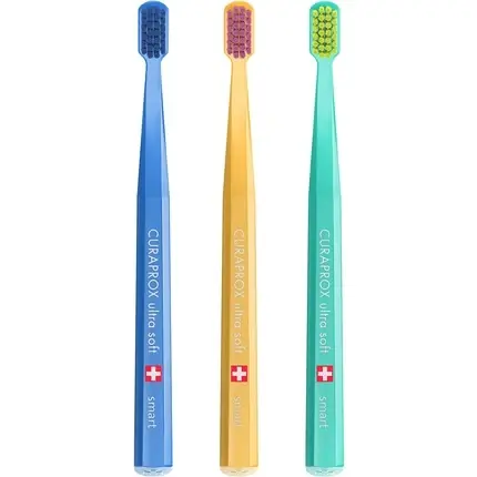 Super ofertă Periuță dinți, Curaprox, CS Smart Trio, albastru, galben, verde
