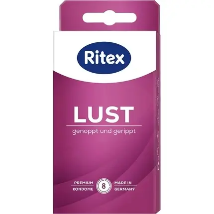 Livrare rapidă Prezervative Ritex Lust, mov, 8 buc