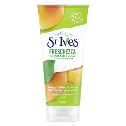 Scrub facial, St Ives, Revitalizant, caise, 150ml Disponibil imediat