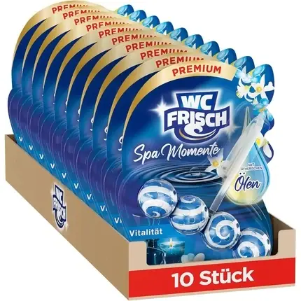 Cel mai bun preț Odorizant WC, Wc-Frisch, Spa Momente, albastru