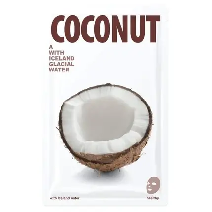 Super ofertă Sheet Mask, Blue Dot, Coconut, apă glaciară Islanda