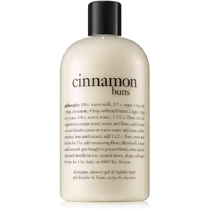 Preț mic Gel de duș Philosophy Cinnamon Buns 480ml, crem