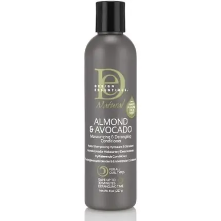 Doar azi Balsam păr, Design Essentials, Almond & Avocado, gri