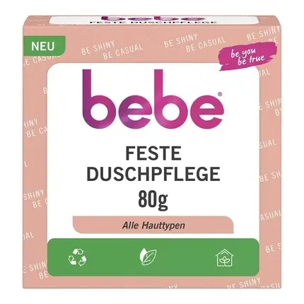 Gel de duș solid Bebe, 80g, roz Preferatul clienților