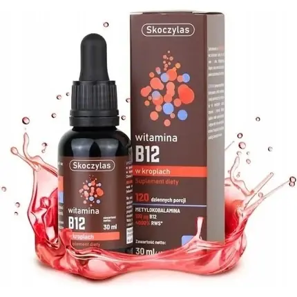 Vitamina B12, Skoczylas, picături, 30 ml Retur ușor