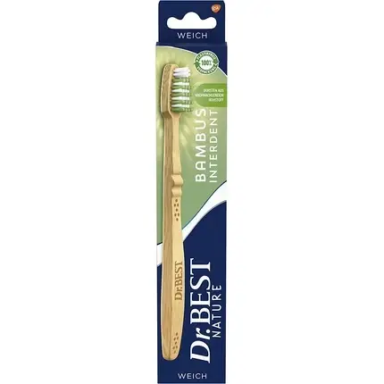 Reducere Periuță interdentală, Dr.Best, Nature, bambus, moale
