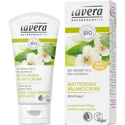 Cremă de Zi, Lavera, Matifiantă, Ceai Verde Organic, 50ml Disponibil imediat