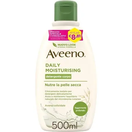 Discount Gel de duș, Aveeno, Daily Moisturising, 500ml, verde