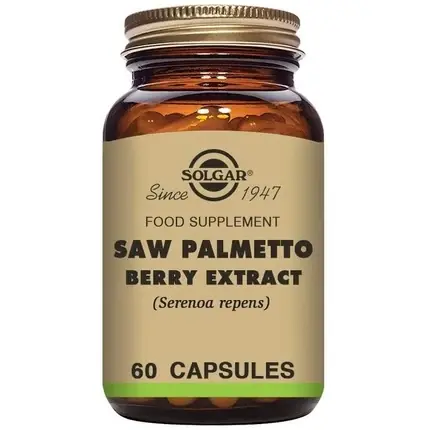 Capsule, Solgar, Saw Palmetto Berry, 60 bucăți Preferatul clienților
