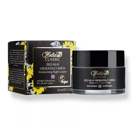 Cremă de noapte, Helia-D, Classic, hidratantă, vegană, 50 ml Expediere rapidă