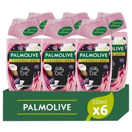 Gel de duș, Palmolive, Thermal Spa, set 6x220ml Nu rata