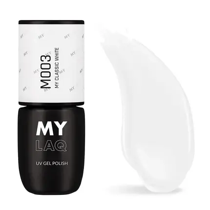 Preț mic Lac de unghii, Mylaq, My Classic White, 5ml