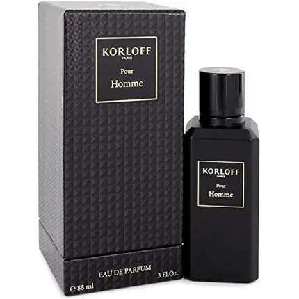 Premium Parfum, Korloff, Pour Homme, 90ml, negru