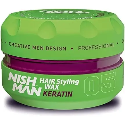Noutate Gel Ceară Păr, Nishman, Styling, verde, 150ml