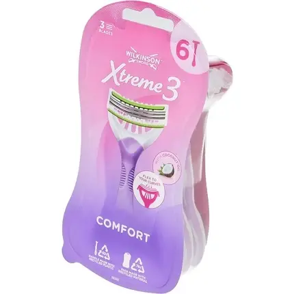 Retur ușor Aparat de ras, Wilkinson Sword, Xtreme 3, roz-violet