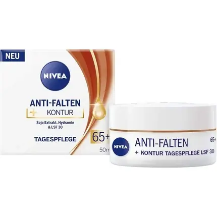 Ofertă de sezon Cremă de zi, Nivea, Anti-Rid, 65+, 50ml