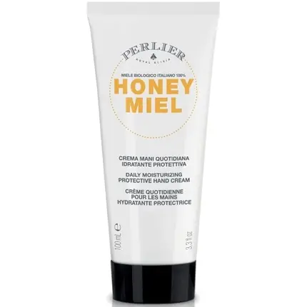 Preferatul clienților Cremă mâini, Perlier, Honey, 100 ml, alb