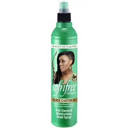 Spray păr, Sofn‘free, Black Castor Oil, antimatreață, 100 ml Bestseller
