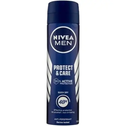 Ofertă Deodorant spray, Nivea, Protect & Care, albastru
