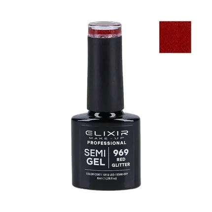 Oja Semipermanentă, Elixir, 969, roșu sclipici Comandă acum