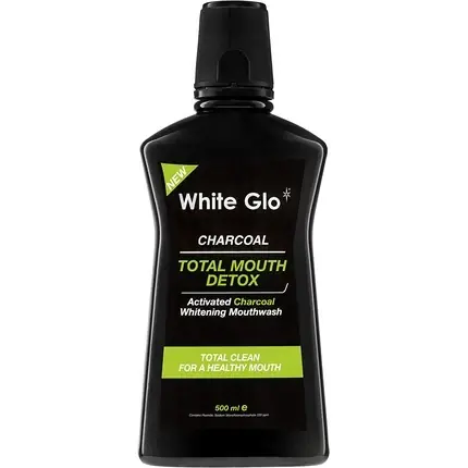 Ofertă limitată Apa de gură, White Glo, Detoxifiere cu cărbune, 500 ml
