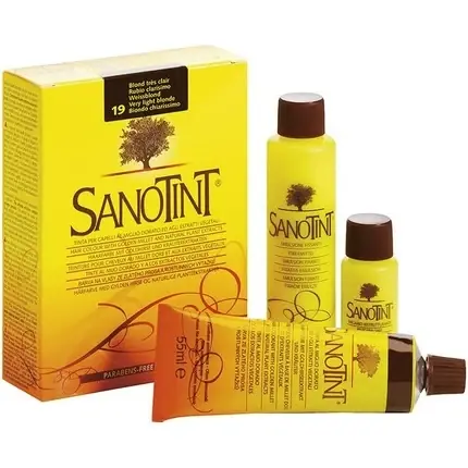 Livrare expres Vopsea de păr, Sanotint, No Ammonia, blond foarte deschis