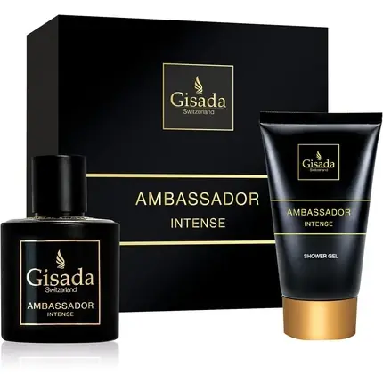 Retur ușor Set Parfum, Gisada, Ambassador Intense, negru
