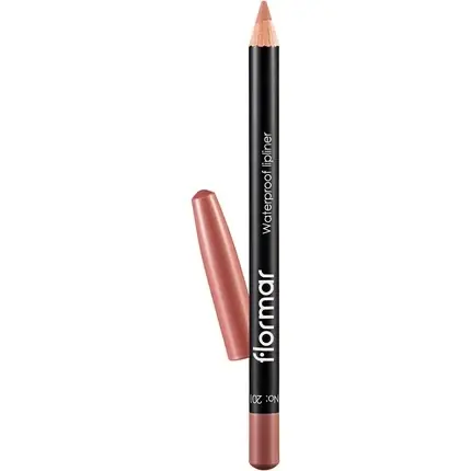 Lip Liner, Flormar, Waterproof 201, maro Noutate