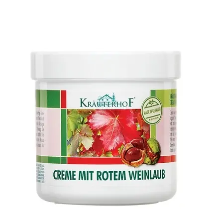 Reduceri Cremă corp Kräuterhof Red Vine Leaf 250ml alb